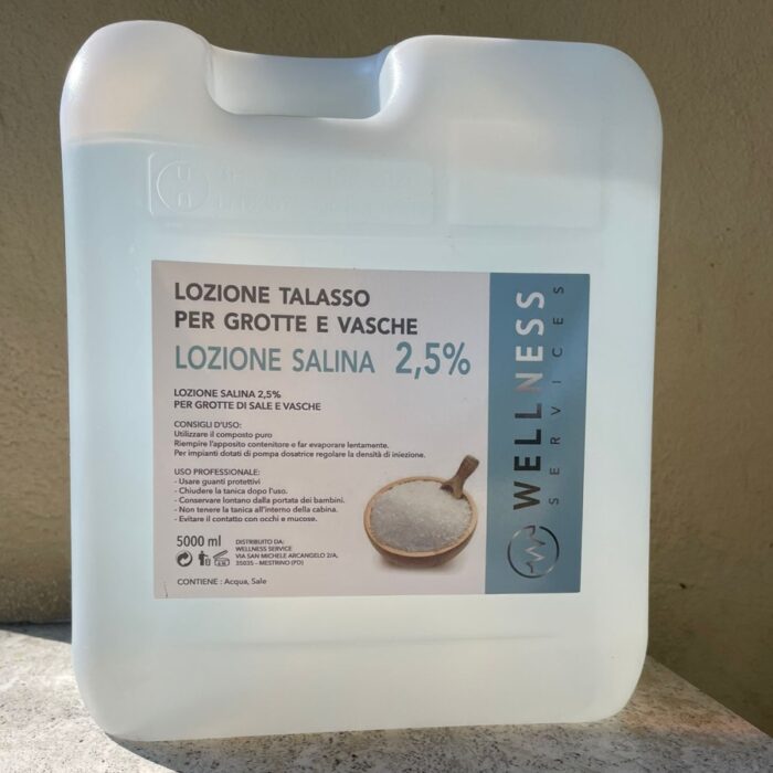 Lozione salina 2,5 perc. da 5-lt